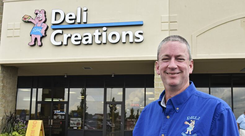 Rick Sherrill stands in front of Deli Creations in Hamilton Tuesday, July 31. The new owner of the former Brown’s Deli changed the store’s name to Deli Creations and have more plans for the business, including various additions. NICK GRAHAM/STAFF