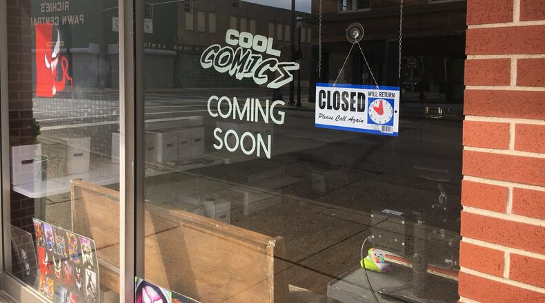 Cool Comics & Collectibles is expected to open in late May at 1207 Central Ave. in Middletown. RICK MCCRABB/STAFF