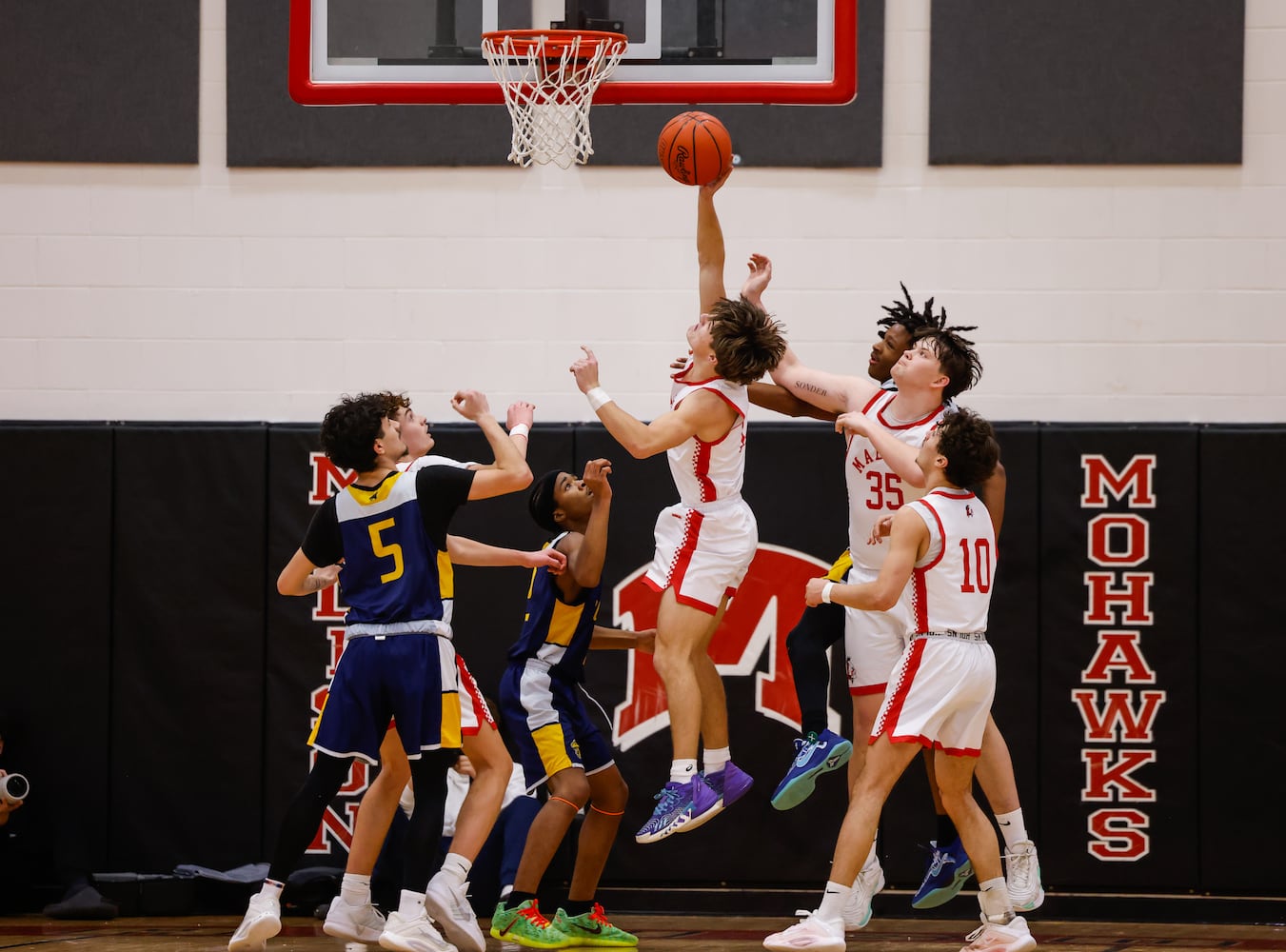 122625 Madison vs. Lockland basketball