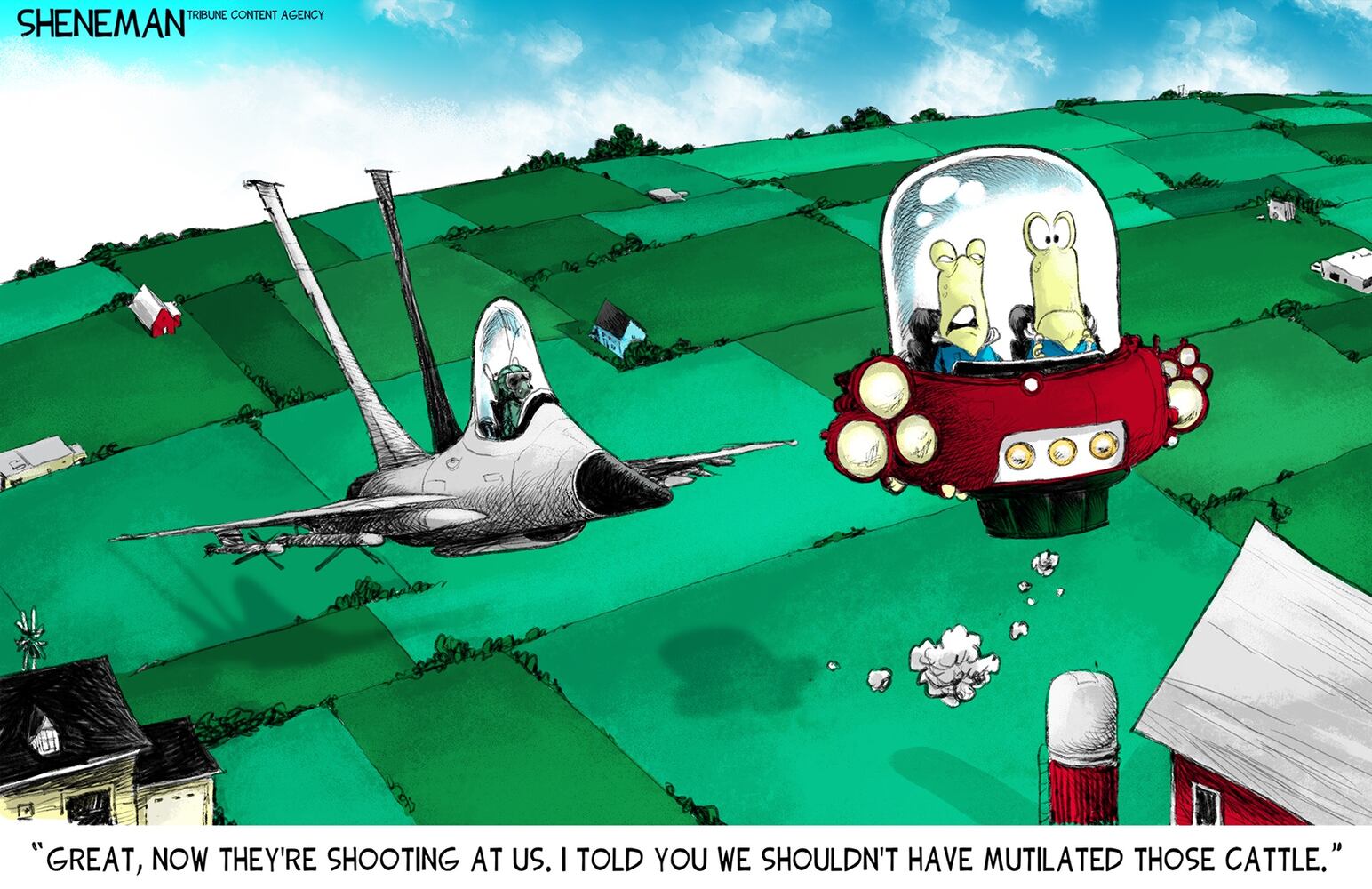 WEEK IN CARTOONS: Ohio derailment, unidentified flying objects and more