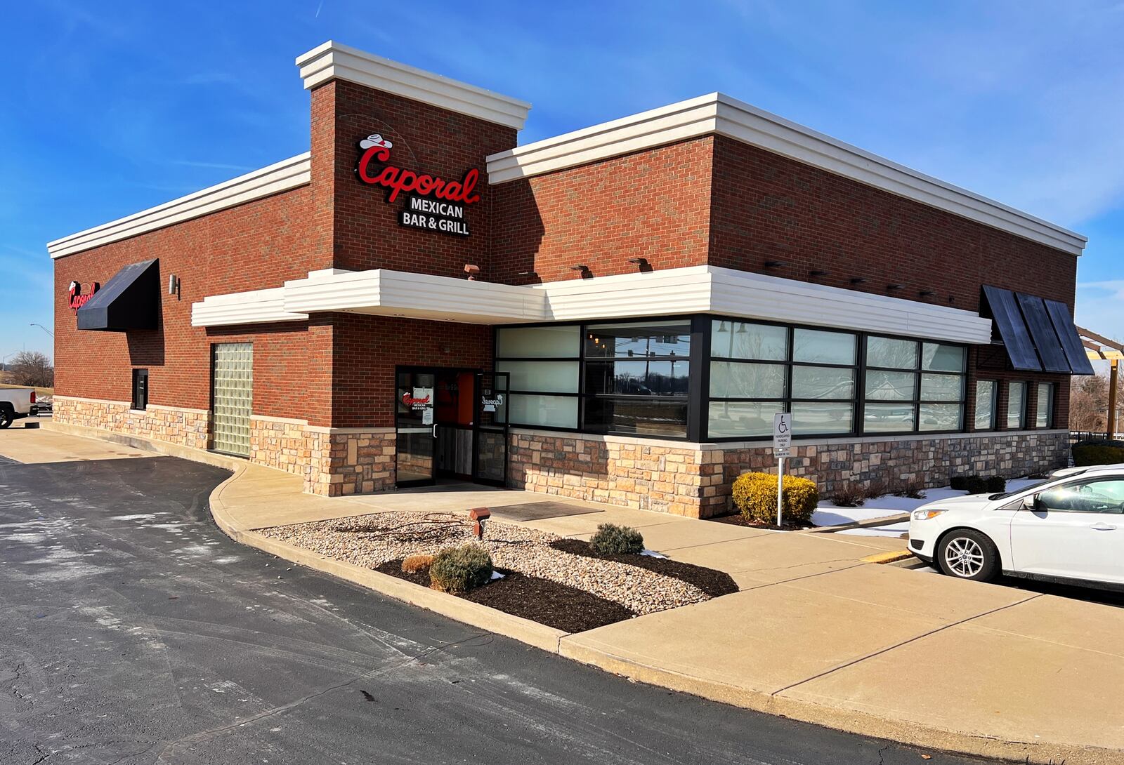 El Caporal Mexican Bar & Grill is opening Wednesday, Feb. 16, 2022 in the former Frisch's location on Yankee Road in Liberty Township. NICK GRAHAM/STAFF