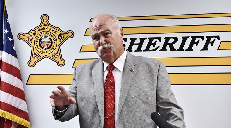 Butler County Sheriff Richard K. Jones was considering making a run for U.S. Senate, but on Jan. 10, 2018, decided to stick with his “dream job” as the county sheriff. NICK GRAHAM/FILE