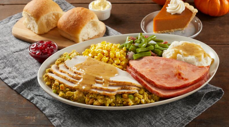 Bob Evans' Premium Platter - a part of the restaurant chain's "Homestyle Hug" program.