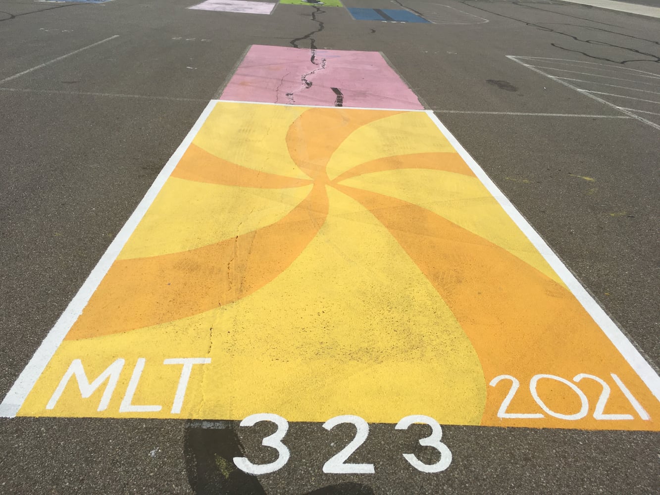Lakota West High School parking lot spaces