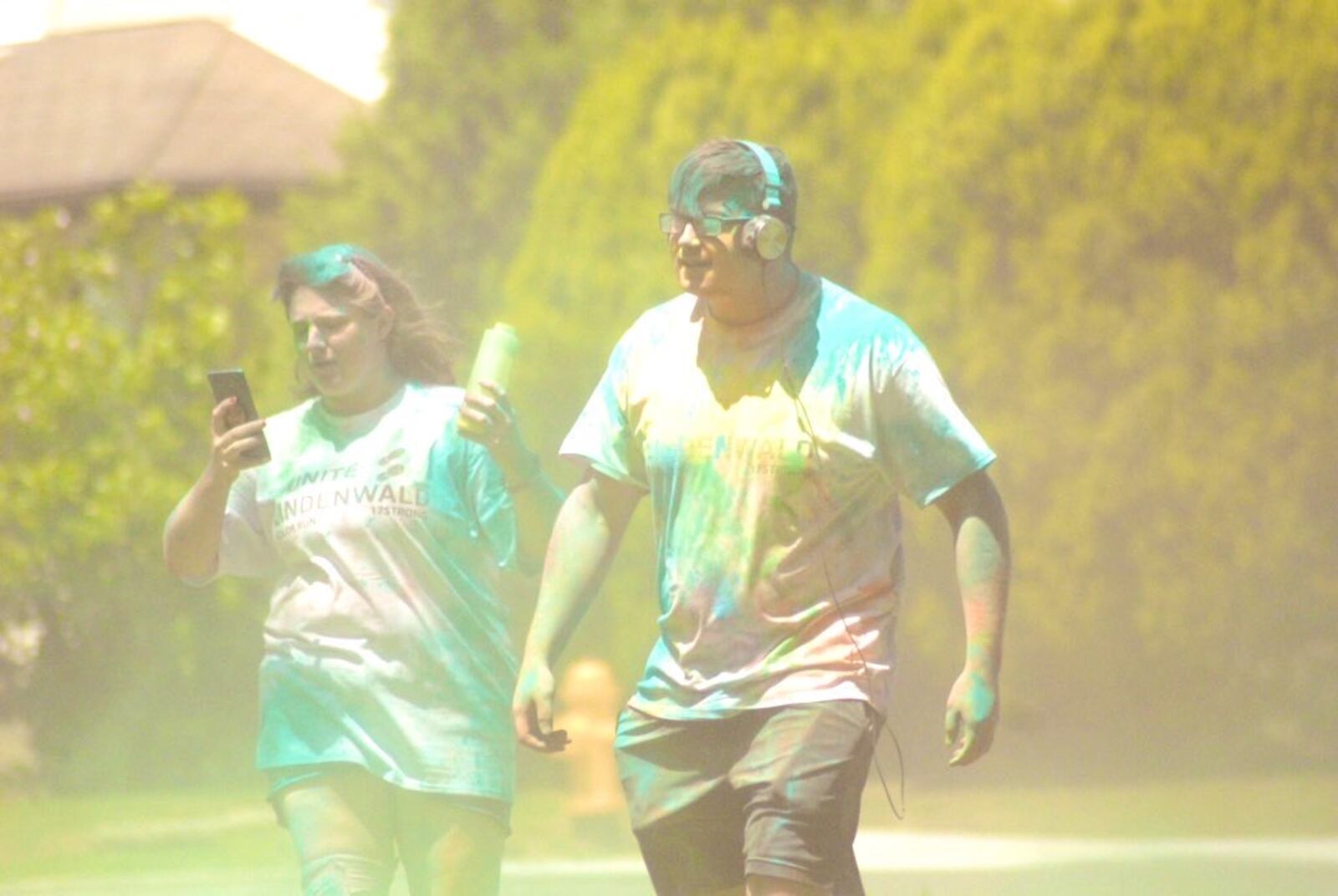 Lindenwald's Color Run took place Sunday, May 21, 2023. Roughly 50 participants started at Schuster Park, ran down Van Hook Avenue and finished at Benninghofen Park. CHRIS VOGT/CONTRIBUTOR