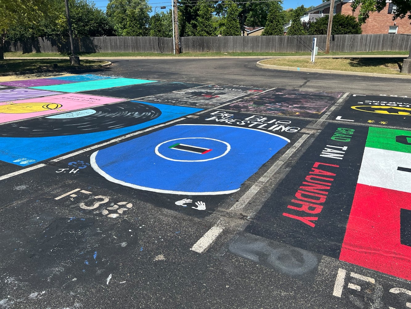 Hamilton high school senior parking lot spaces 2024