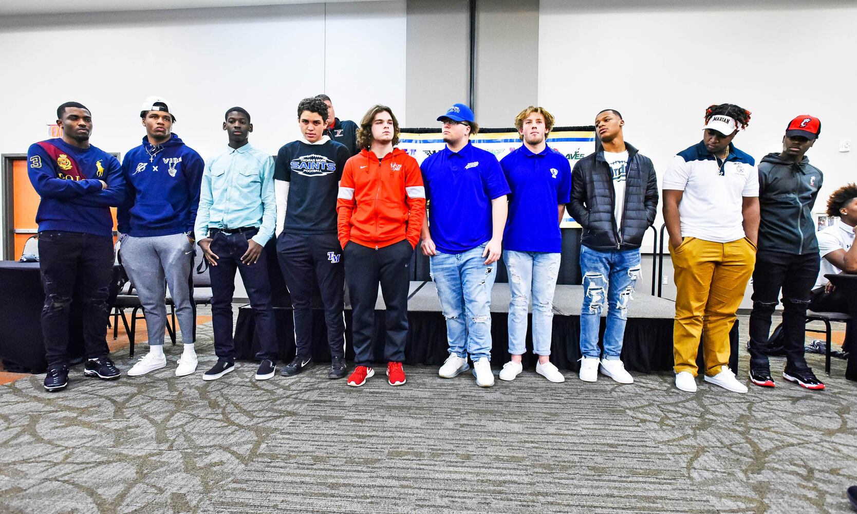 GMC football signing day ceremony
