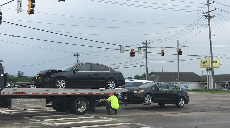 Cleanup continues from a crash in West Chester Twp.