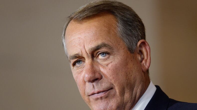 John Boehner, former Speaker of the House on Capitol Hill in Washington, D.C., in a 2014 file image. Former U.S. House speakers are entitled to taxpayer-funded offices for five years after they leave office, and some want to end the practice. (Olivier Douliery/Abaca Press/TNS)