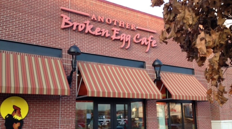 This Another Broken Egg breakfast and lunch restaurant opened this morning at Austin Landing in Miami Twp. MARK FISHER/STAFF