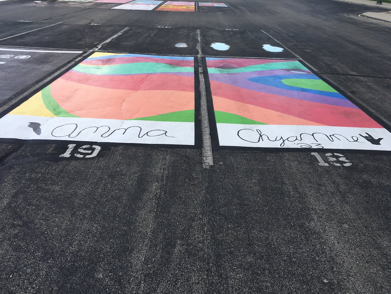 Ross senior parking lot spaces