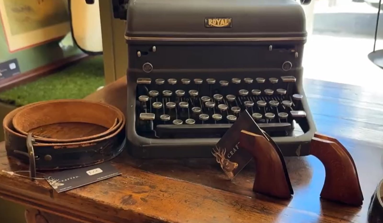 Crafted has products geared toward men. it is a pop-up shop for the holidays located at 9 N. Third St. in Hamilton. CONTRIBUTED