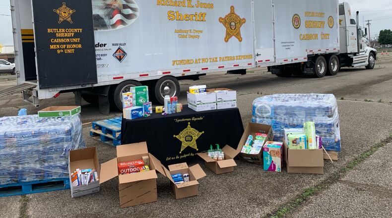 The Butler County Sheriff’s Office is taking donations until noon today, Friday, May 31. PROVIDED/TWITTER