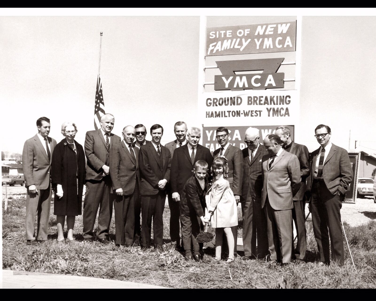 The Hamilton and Fairfield YMCAs are celebrating their 50th anniversaries this month. Pictured is the 1968 ground breaking of the Fitton Family YMCA, which opened in 1970. (Provided Photo\Journal-News)