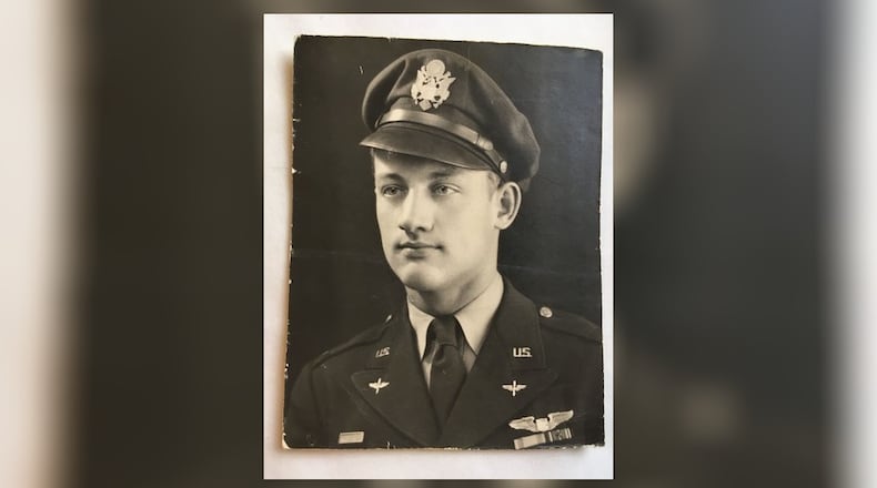 Lt. Donald H Steffen, a 1942 Hamilton High School graduate, was the pilot of a C-47′s that flew paratroops to Normandy the night of the landing. The plane was named “Helen of Hamilton” after his high school sweetheart whom he married after World War II. SUBMITTED PHOTO