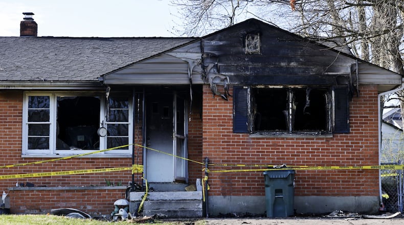The cause of Hamilton house fire that injured two people Tuesday morning remains under investigation. NICK GRAHAM/STAFF