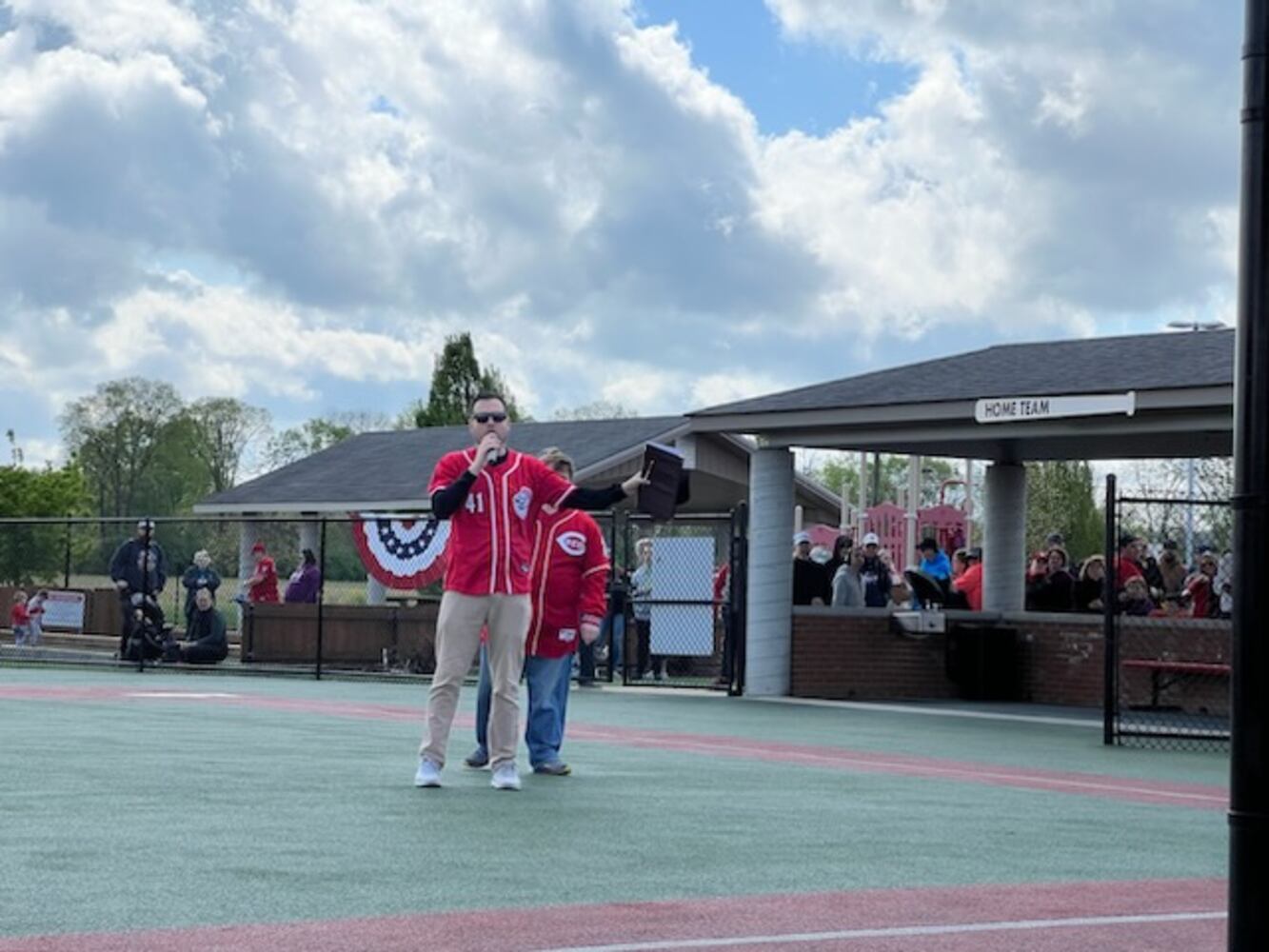 Nuxhall fields parade and opening day