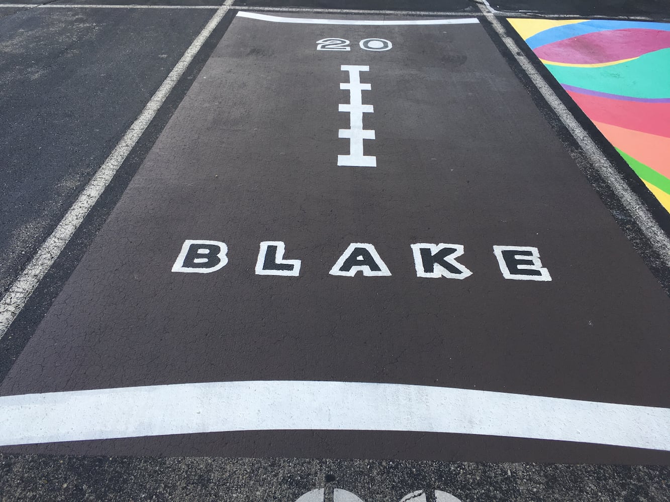 Ross senior parking lot spaces