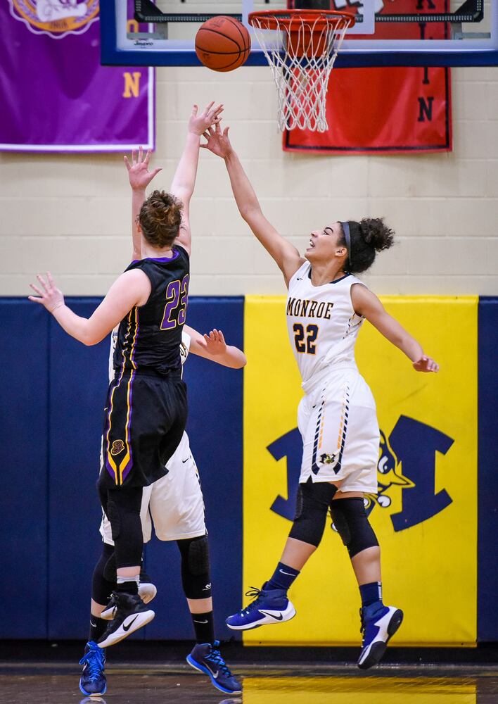 Monroe vs Bellbrook Girls Basketball