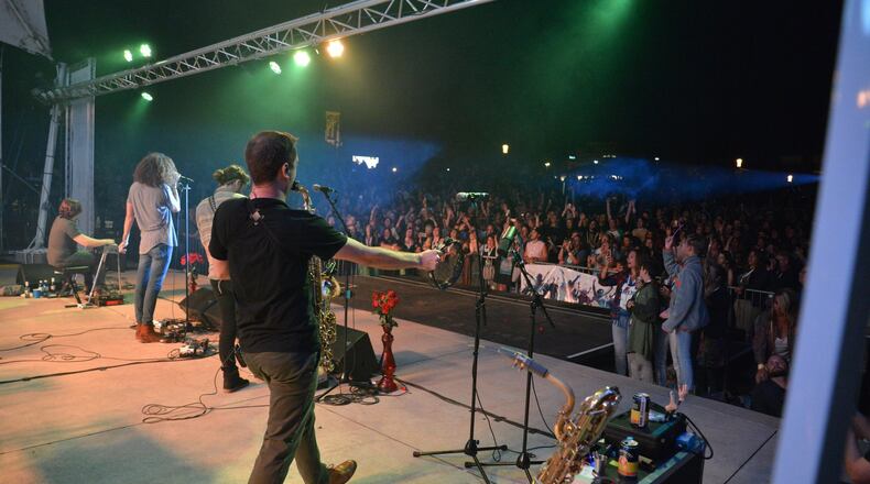 Hamilton, Ohio native David Shaw and his band, The Revivalists, will headline Hamilton’s fifth annual, one-day music festival, “David Shaw’s Big River Get Down Presented by Miller Lite” at RiversEdge Amphitheater on Saturday, Sept. 7. CONTRIBUTED