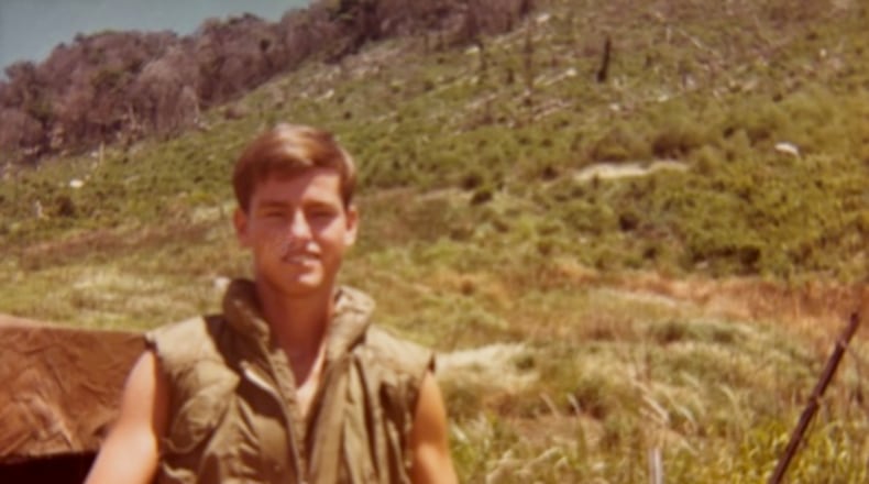 Mark Eckart, 73, a 1969 Fenwick High School graduate, served two tours of duty that lasted 11 months in Vietnam. He attended the school's annual Veteran's Day Breakfast Tuesday morning. SUBMITTED PHOTO