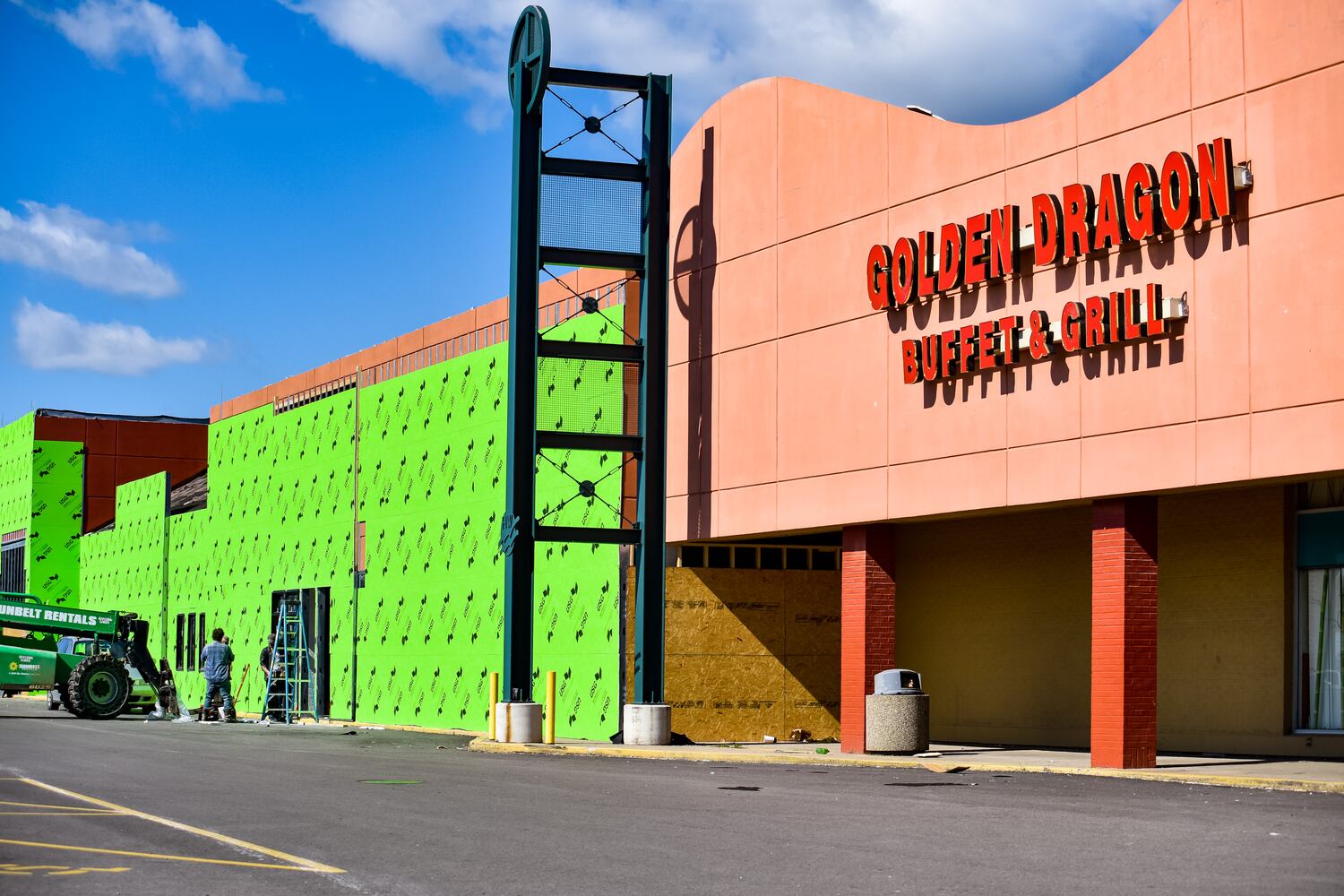 Demolition and construction underway at Hamilton West Shopping Center