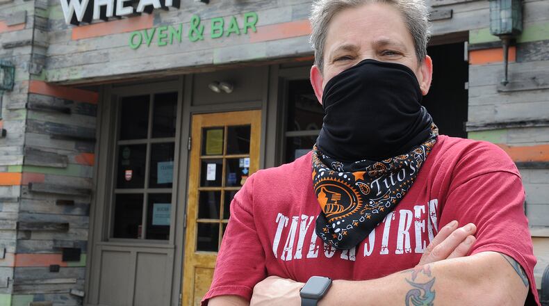 Elizabeth Valenti, Chef/Owner Wheat Penny Oven and Bar will take 'baby steps' on opening up for full capacity. MARSHALL GORBY\STAFF.