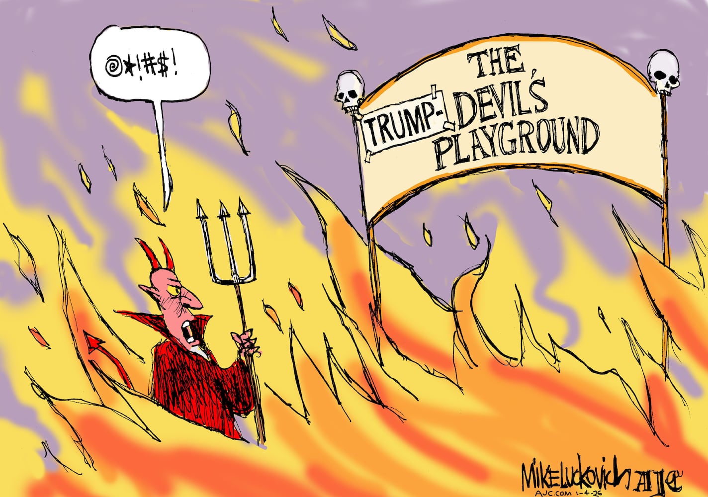 CARTOONS: Mike Luckovich, Jan. 10, 2026