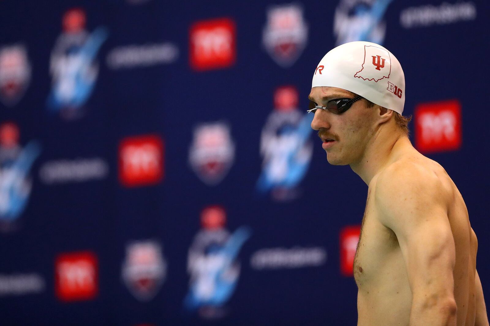BLOOMINGTON, INDIANA - MAY 18: Zach Apple competes in the 200 Freestyle on Day Three of the TYR Pro Swim Series at Bloomington at Counsilman Billingsley Aquatics Center on May 18, 2019 in Bloomington, Indiana. (Photo by Maddie Meyer/Getty Images)