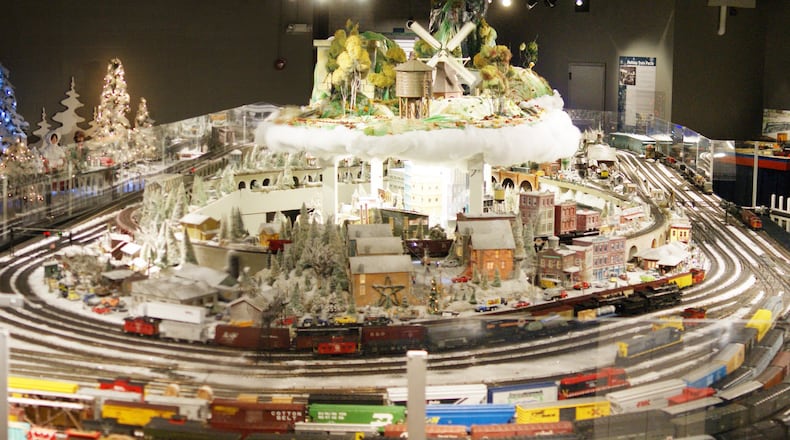 The Duke Energy trains, part of the overall Holiday Junction display, includes more than 50 steam and diesel locomotives and 300 railcars from various eras. Like the real thing, the B&O trains were built to last. FILE