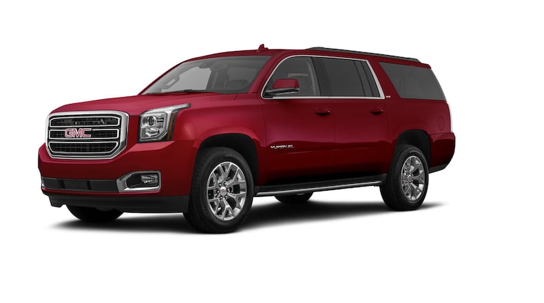 The 2019 GMC Yukin is offered in SLE, SLT and Denali trims, in 2WD and 4WD configurations. The Yukon XL has a wheelbase that is 14 inches longer (20.5 inches overall) than the Yukon with more than twice the cargo room behind the third-row seat. Metro News Service photo