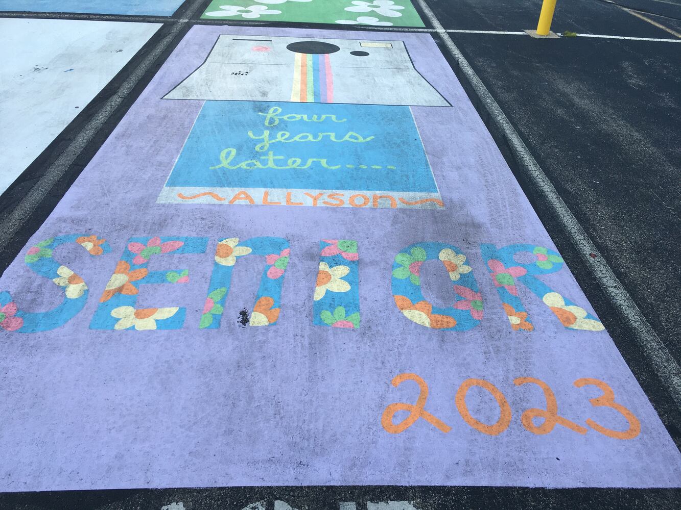 Ross senior parking lot spaces