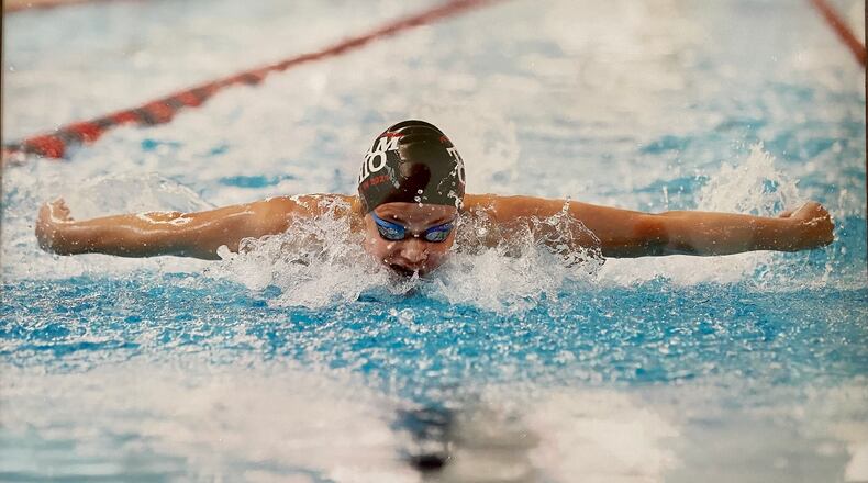 Cooper Burt, a 16-year-old student at Ross High School, wants to swim in college and eventually make the Olympics.