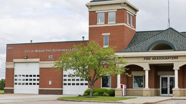 Monroe is finalizing plans for adding on to their fire station headquarters on OH-4 with additional bay space and training rooms. NICK GRAHAM/STAFF