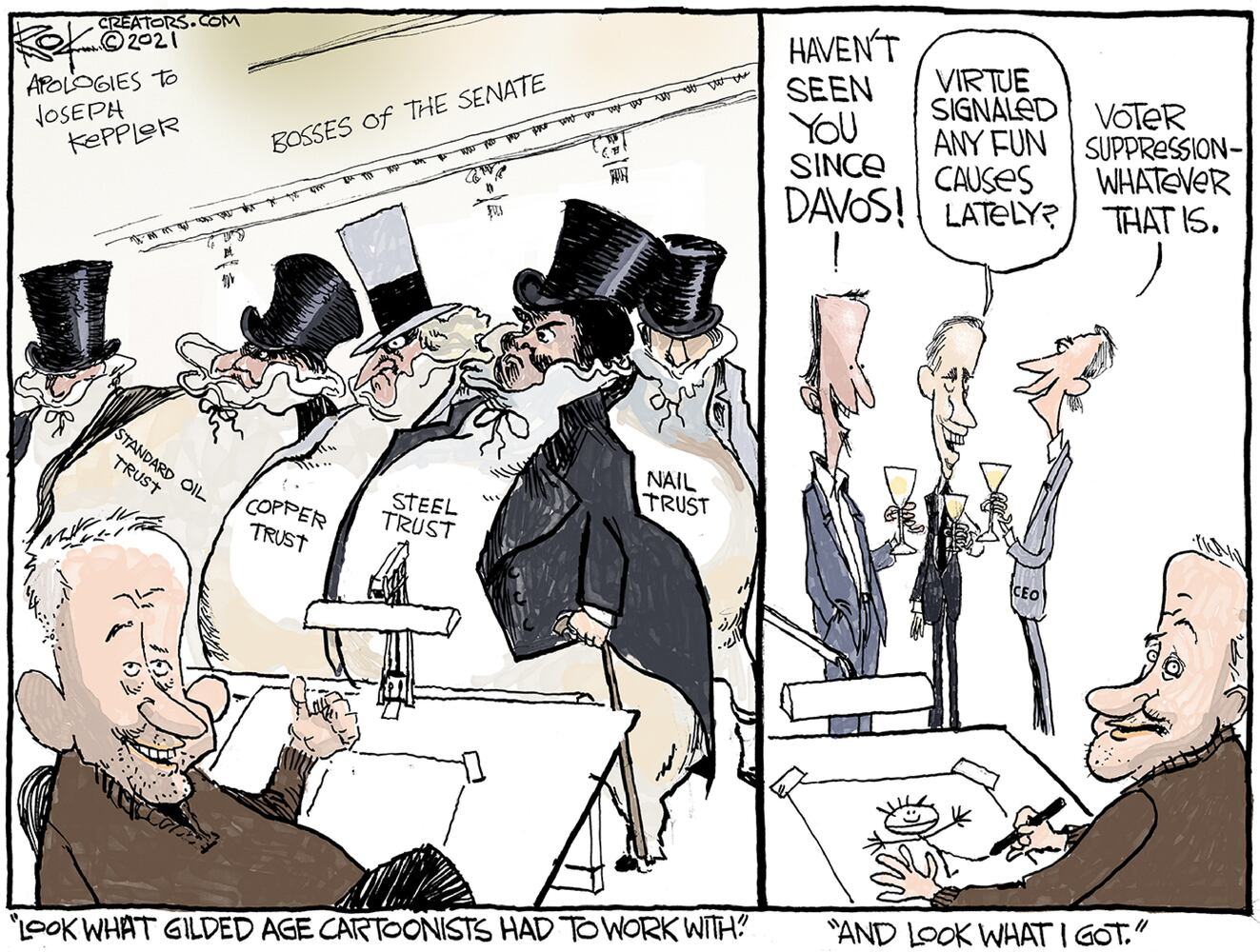 Week in cartoons: NASA’s Ingenuity lands on Mars, the Derek Chauvin trial verdict and more