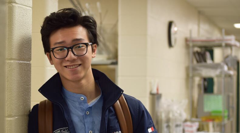 Mason High School senior Adrian Chan used his Personal Learning Days to explore his passion for cooking this school year and spent winter break with his culinary idol, renowned French chef Dominique Crenn, in San Francisco. CONTRIBUTED