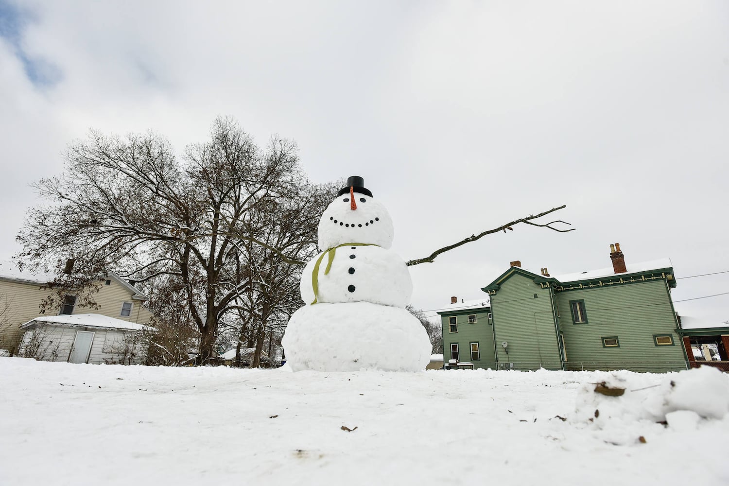 PHOTOS: Snow covers Butler County during weekend winter storm