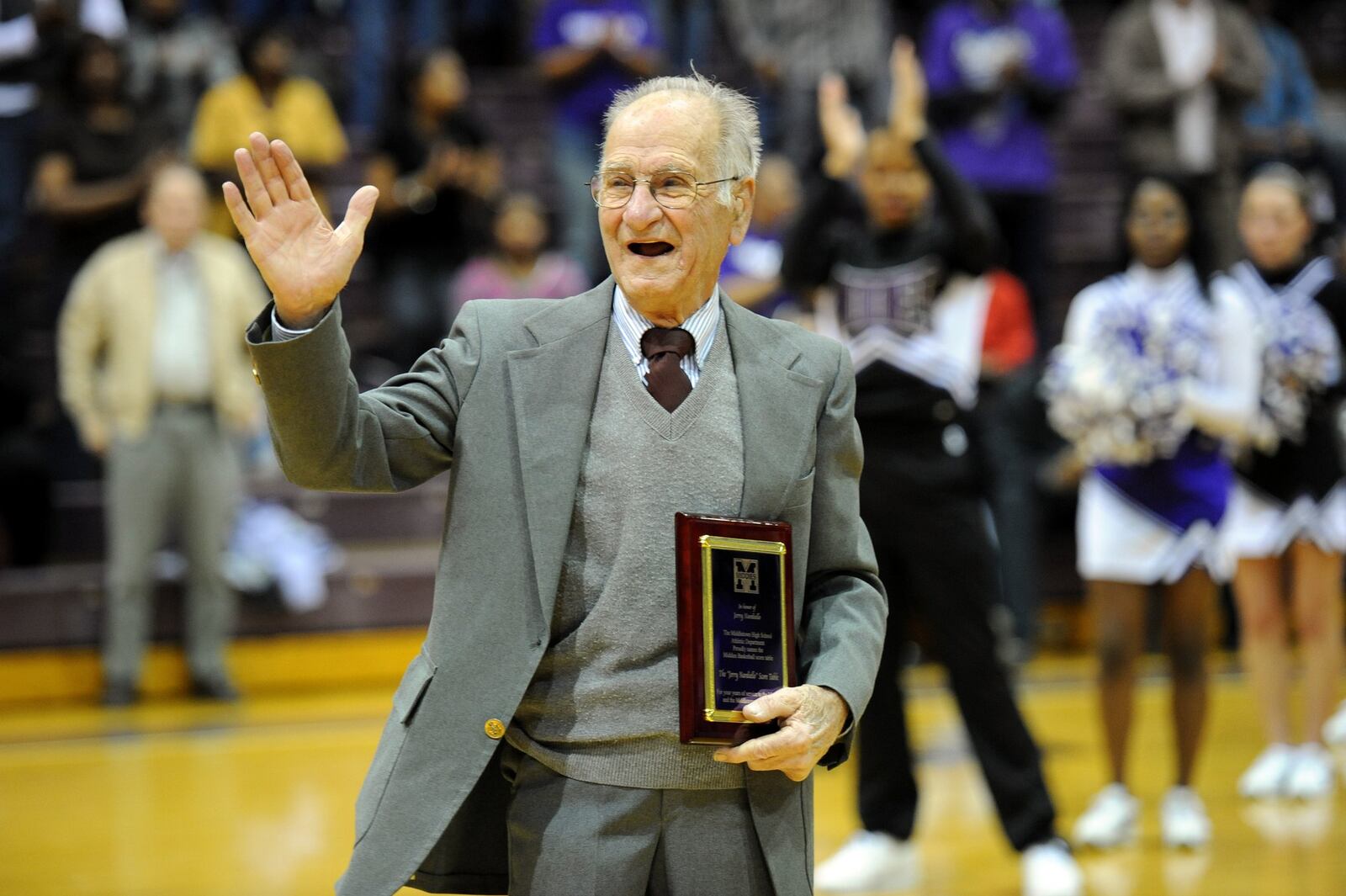 Former longtime Middletown Journal sports editor Jerry Nardiello, who turns 90 Nov. 11.