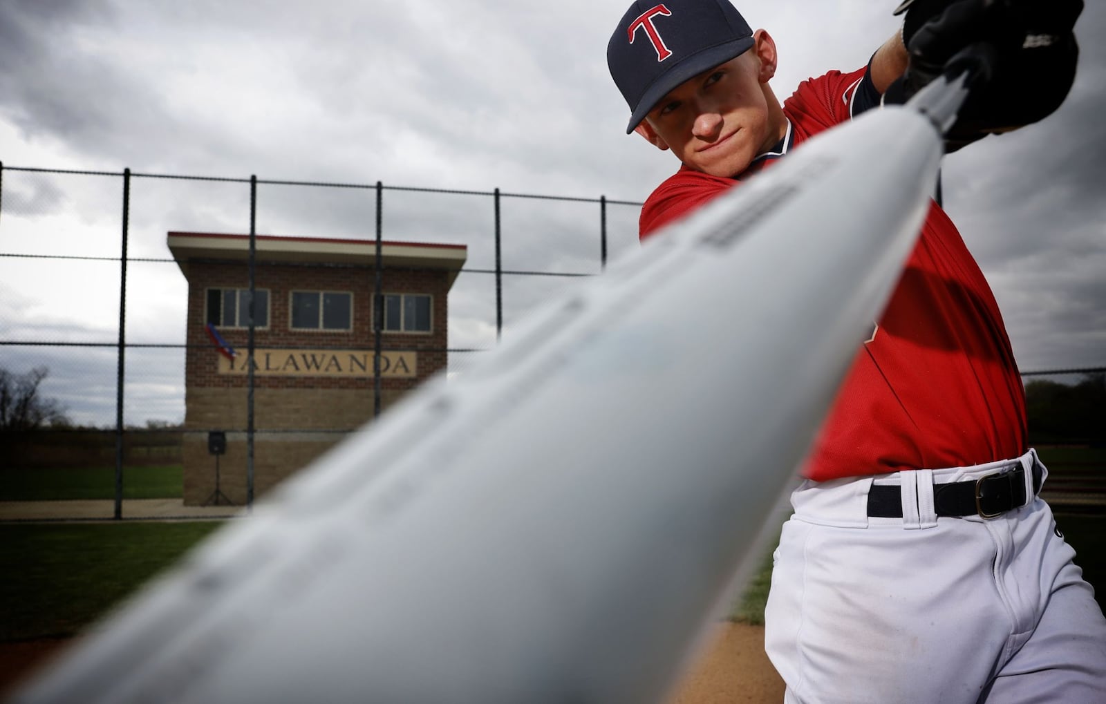 A four-year starter for the Talawanda High School baseball team, Eddie Tanner has collected more than 100 hits, the school record. NICK GRAHAM/STAFF