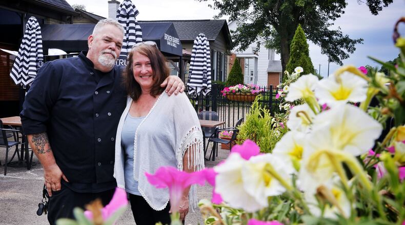 Tracey and Brian Teetzen have opened Broken Barrel Bar and Grill in former Stefano's and Bandana's location on Central Ave. in Middletown. This is their second restaurant after opening The Cracked Pot just up the street two years ago. NICK GRAHAM/STAFF