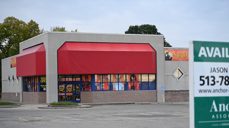 The former CVS Pharmacy, now a temporary Spirit Halloween pop-up location pictured here on Sept. 26, 2024, will be razed to make way for a QuikTrip gas station. A timeline for construction was not announced, but the company can proceed with seeking city permits for demolition and construction. MICHAEL D. PITMAN/STAFF