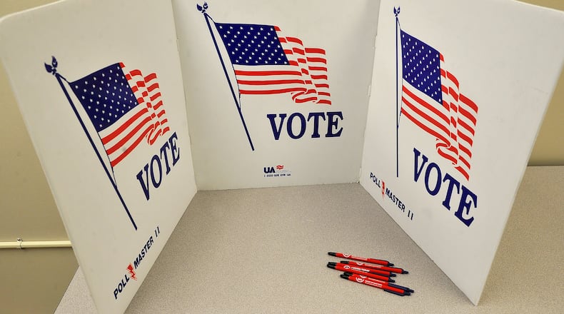 Voting booths will be cleaned and socially distanced. MARSHALL GORBY\STAFF