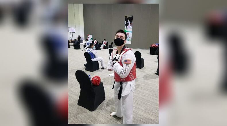 Austin Osner, 15, of Fairfield, recently returned home after winning a bronze medal in Taekwondo at the Pan Am Paralympic Games in Cancun, Mexico. SUBMITTED PHOTO