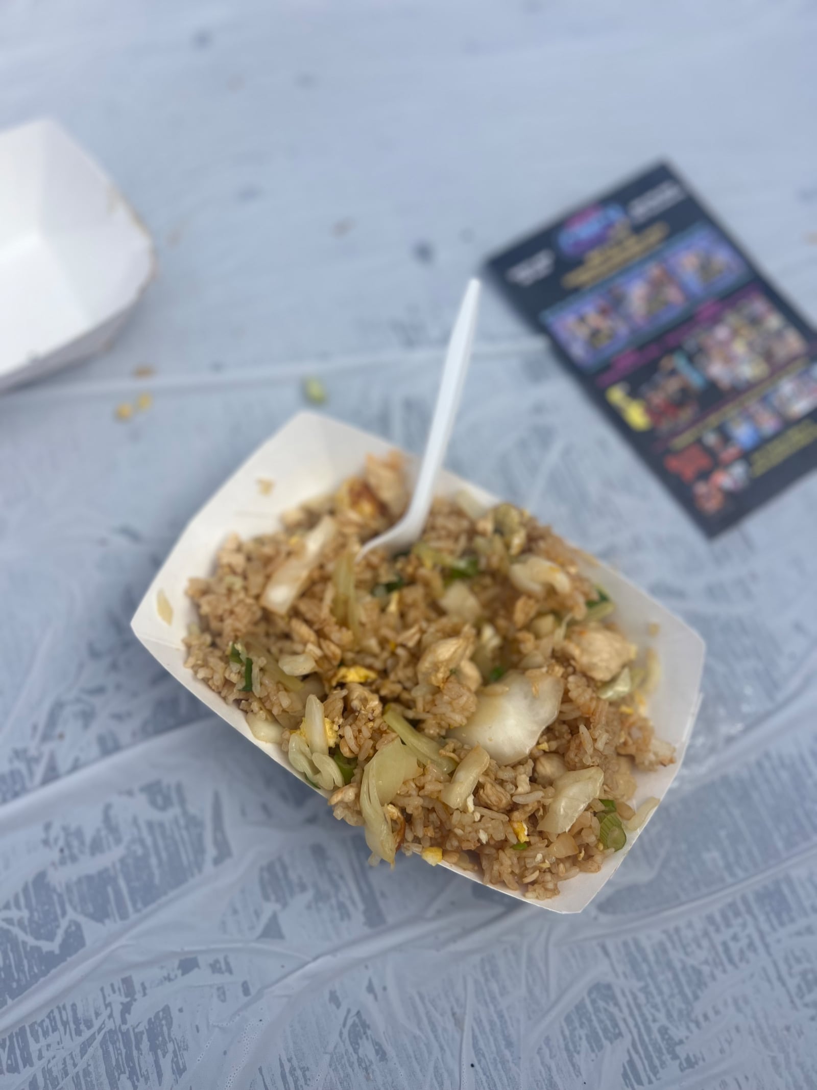 Fried rice purchased at the Asian Food Festival. WHITNEY KLING/CONTRIBUTED