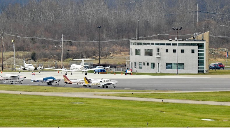 The Butler County Regional Airport recently completed $2 million apron project actually came in $66,000 under budget and early. The budget is also balanced for the first time in a long time, with some money that can be put toward debt. NICK GRAHAM/STAFF