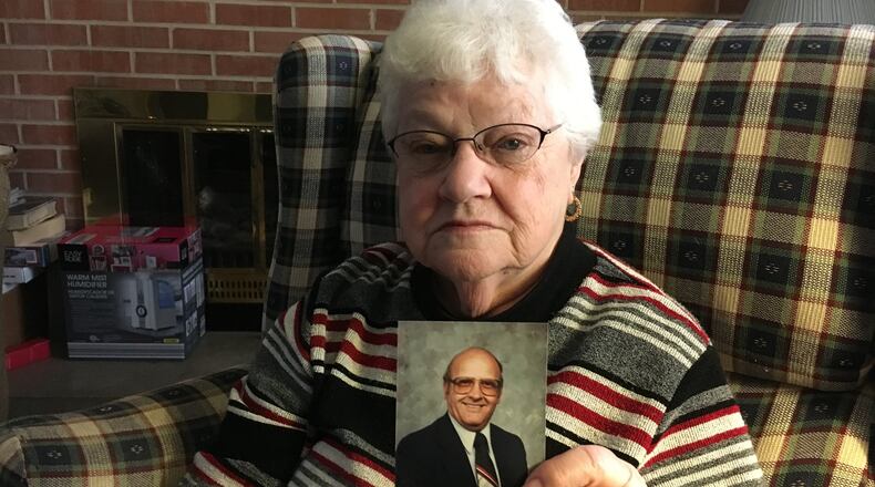 Dorothy Crockett, 86, of Middletown, says her late husband, the Rev. Everett Crockett, would have had a heart attack if he knew his church, Tytus Avenue Church of God, was severely burned.