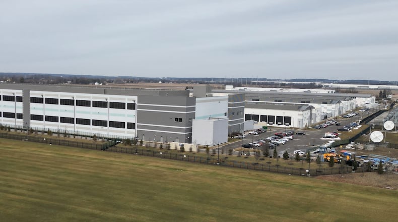 An existing Amazon AWS Data Center in Dublin, Ohio, a suburb of Columbus. JOSEPH COOKE/STAFF