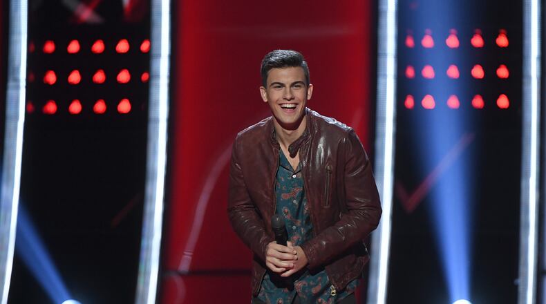 Michael Williams, 18, of Warren County's Mason, was selected by pop star Nick Jonas for "Team Nick" Monday, March 9, 2020, on Season 18 of "The Voice." The show airs at 8 p.m. Mondays on NBC.