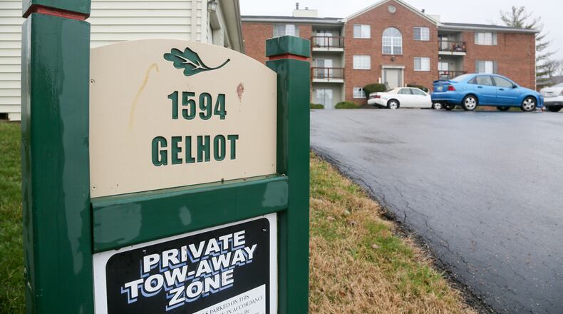 A cause of death is still pending after an infant died Tuesday, Feb. 28, at an apartment in the 1500 block of Gelhot Drive in Fairfield. GREG LYNCH / STAFF