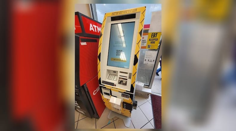 A woman was scammed after being directed by a fake federal agent to deposit $30,000 into an Oxford Bitcoin Depot ATM.